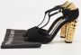 Fendi Vintage Pre-owned Suede sandals Black Dames - Thumbnail 9