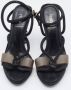 Fendi Vintage Pre-owned Suede sandals Black Dames - Thumbnail 2