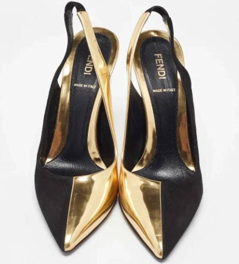 Fendi Vintage Pre-owned Suede sandals Black Dames