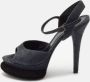 Fendi Vintage Pre-owned Suede sandals Blue Dames - Thumbnail 2