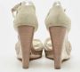 Fendi Vintage Pre-owned Suede sandals Gray Dames - Thumbnail 4