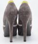 Fendi Vintage Pre-owned Suede sandals Gray Dames - Thumbnail 4