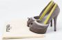 Fendi Vintage Pre-owned Suede sandals Gray Dames - Thumbnail 8