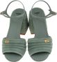 Fendi Vintage Pre-owned Suede sandals Green Dames - Thumbnail 2