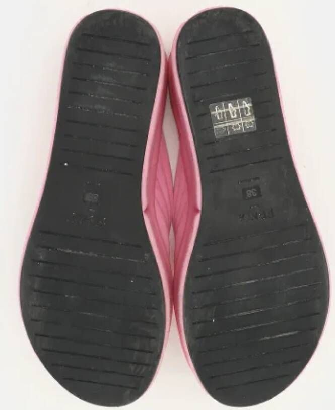 Fendi Vintage Pre-owned Suede sandals Pink Dames