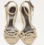 Fendi Vintage Pre-owned Suede sandals Yellow Dames - Thumbnail 3