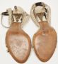 Fendi Vintage Pre-owned Suede sandals Yellow Dames - Thumbnail 6
