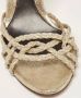 Fendi Vintage Pre-owned Suede sandals Yellow Dames - Thumbnail 7