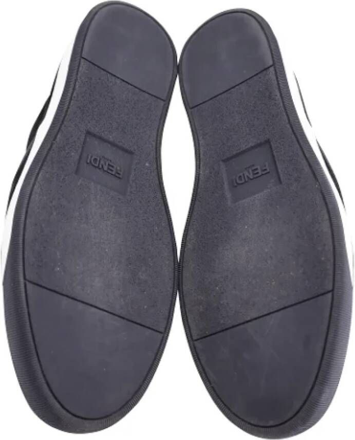 Fendi Vintage Pre-owned Suede sneakers Black Dames