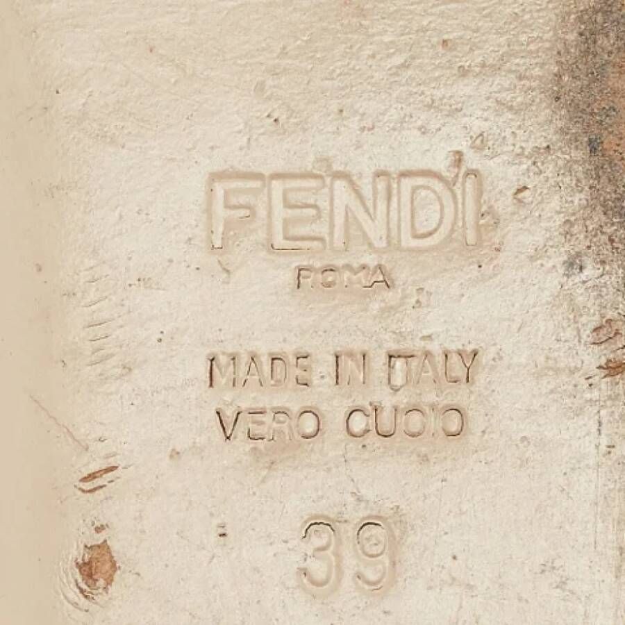 Fendi Vintage Pre-owned Velvet flats Multicolor Dames