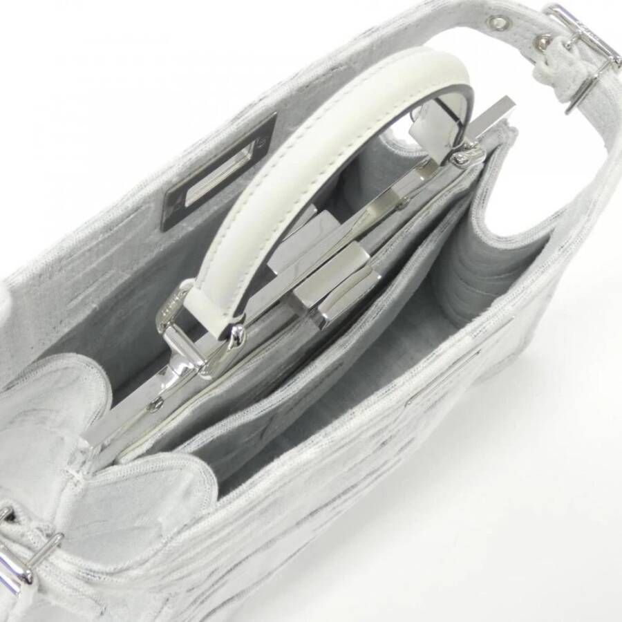 Fendi Vintage Tweedehands Peekaboo Denim Handtas