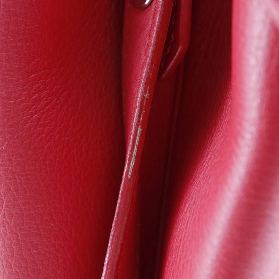 Fendi Vintage Tweedehands Peekaboo Iconic Mini handtas Rood leer