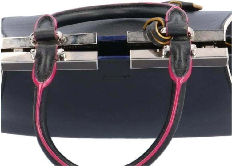 Fendi Vintage Tweedehands Peekaboo Iconic Mini Leren Handtas