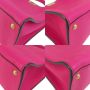 Fendi Vintage Tweedehands Peekaboo Iconic Mini Tas Roze Leer - Thumbnail 2