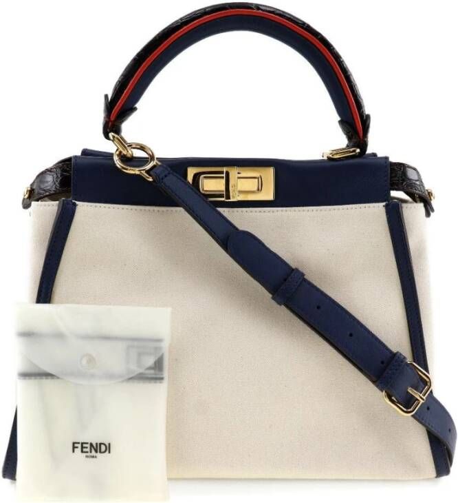 Fendi Vintage Tweedehands Peekaboo ISeeU Kleine Handtas