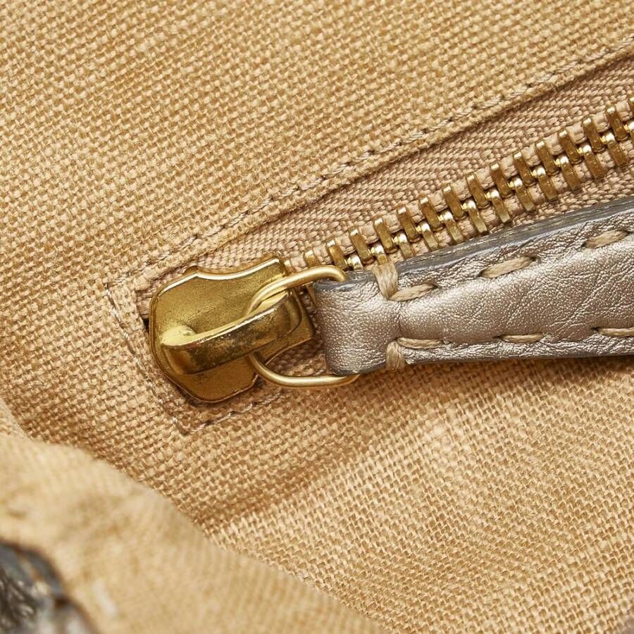Fendi Vintage Tweedehands Peekaboo leren Satchel handtas