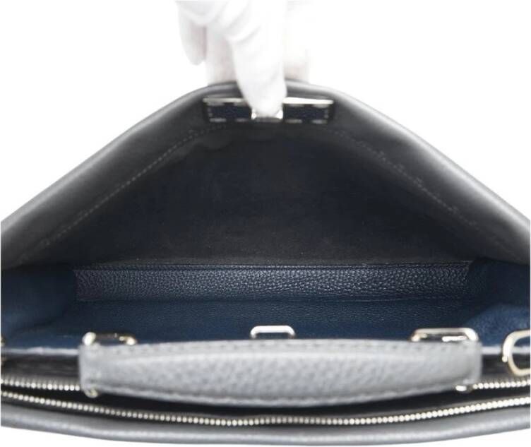 Fendi Vintage Tweedehands Selleria Peekaboo leren handtas