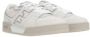 Fendi Witte lage leren sneakers met grijze accenten Beige Heren - Thumbnail 2