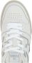 Fendi Witte lage leren sneakers met grijze accenten Beige Heren - Thumbnail 3