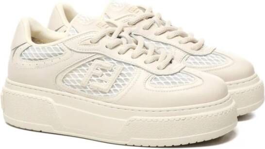 Fendi Low-Top Sneakers ' Match' Sneakers in beige - Foto 2