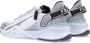 Fendi Zilveren Sneakers met Mesh Bovenwerk - Thumbnail 2