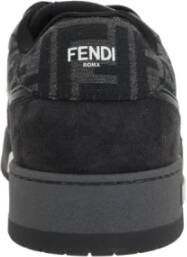 Fendi Platte Instappers met Veters Black Heren