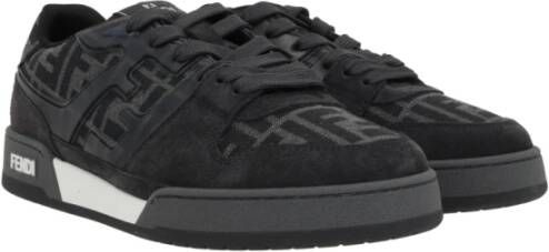 Fendi Platte Instappers met Veters Black Heren