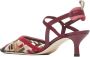 Fendi Zwarte Strik Slingback Pumps Multicolor Dames - Thumbnail 3