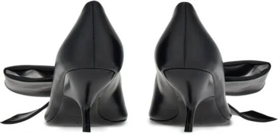 Ferragamo 105mm Oversized-Bow Leren Pumps