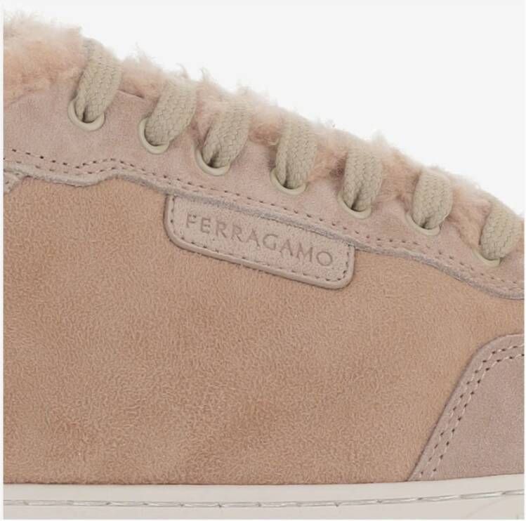 Ferragamo Athena Fur Sneakers