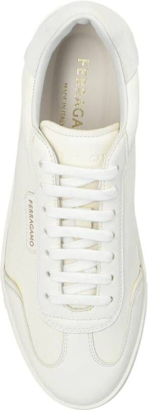 Ferragamo Athena leren sportschoenen