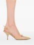 Ferragamo Beige hoge hak sandaal - Thumbnail 2