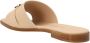 Salvatore Ferragamo Leren sandalen met ronde neus Beige Dames - Thumbnail 2
