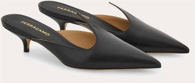 Ferragamo Black Heart Muiltjes