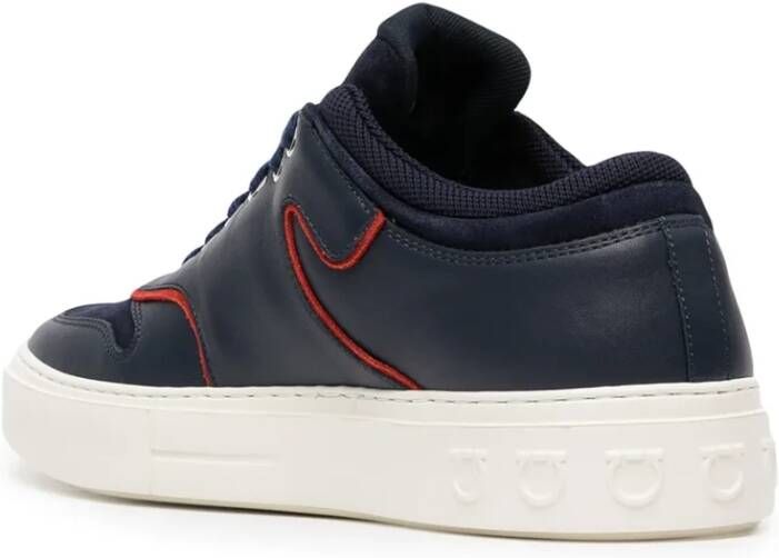 Ferragamo Borg Logo Low-Top Sneakers