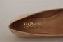Salvatore Ferragamo Beige en Zwart Nappa Leren Ballet Flats Beige Dames - Thumbnail 13