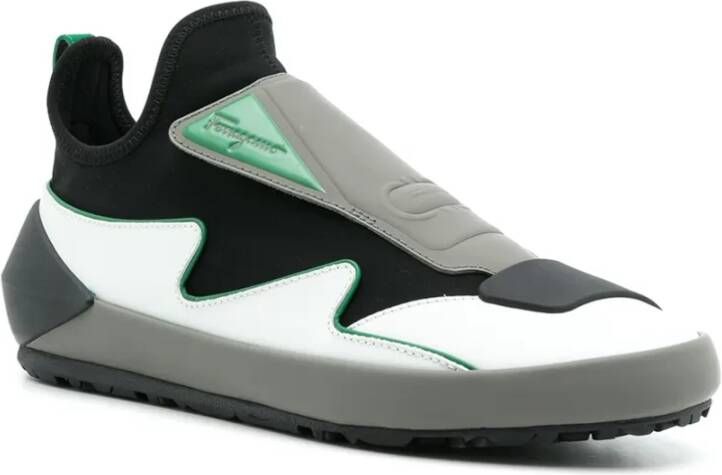 Ferragamo Colourblock Slip-On Sneakers