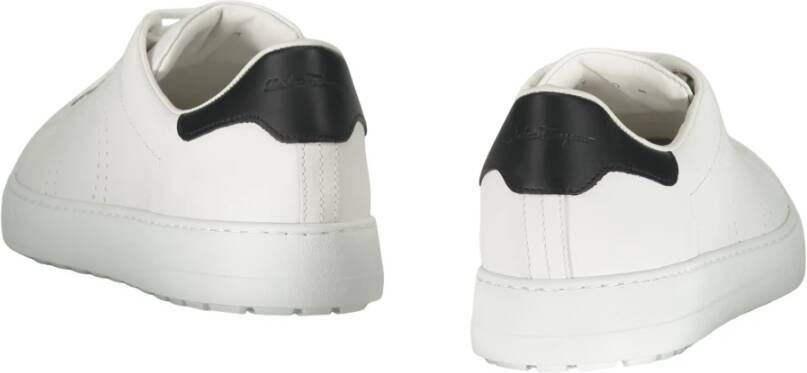 Ferragamo Contrast Hiel Leren Sneakers