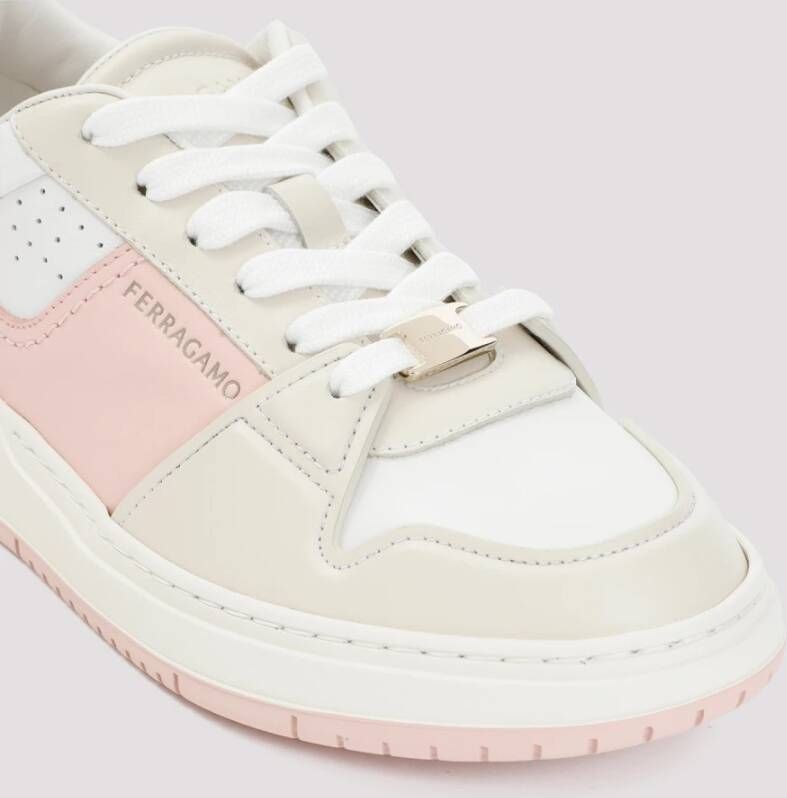 Ferragamo Dennis Panelled Skate Sneakers