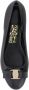 Salvatore Ferragamo Zwarte Leren Ballerina Schoenen Black Dames - Thumbnail 3