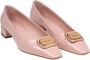 Salvatore Ferragamo Hoge hakken New Vara Plate Pumps In Pink Patent Leather in roze - Thumbnail 3