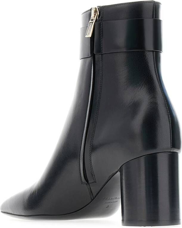 Ferragamo Elegante Leren Laarzen voor Vrouwen