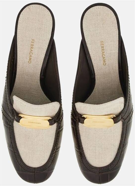Ferragamo Elodye Kitten Heel Muiltjes