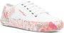 Ferragamo Floral-Print Lace-Up Sneakers - Thumbnail 2