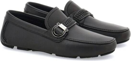 Ferragamo Gancini leren loafers