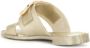 Ferragamo Gancini Metallic Flat Sandals - Thumbnail 2