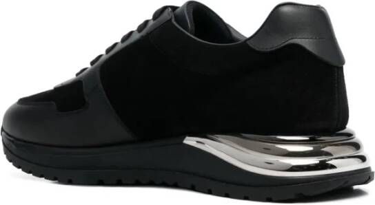 Ferragamo Gancini-Patch Sneakers met veters
