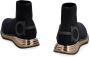 Ferragamo Gebreide Sneakers met Leren Logopatch - Thumbnail 2