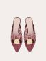 Ferragamo Gevlochten Bow Muiltjes - Thumbnail 2