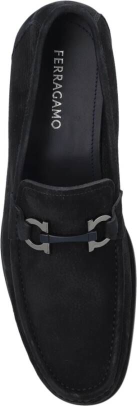 Ferragamo Grandioso Suède Loafers